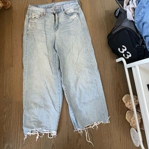 American Eagle Wide leg crop